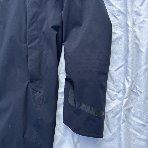 DESCENTE Allterrain Streamline Boa Shell All Weather navy long jacket - Picture 5 of 13
